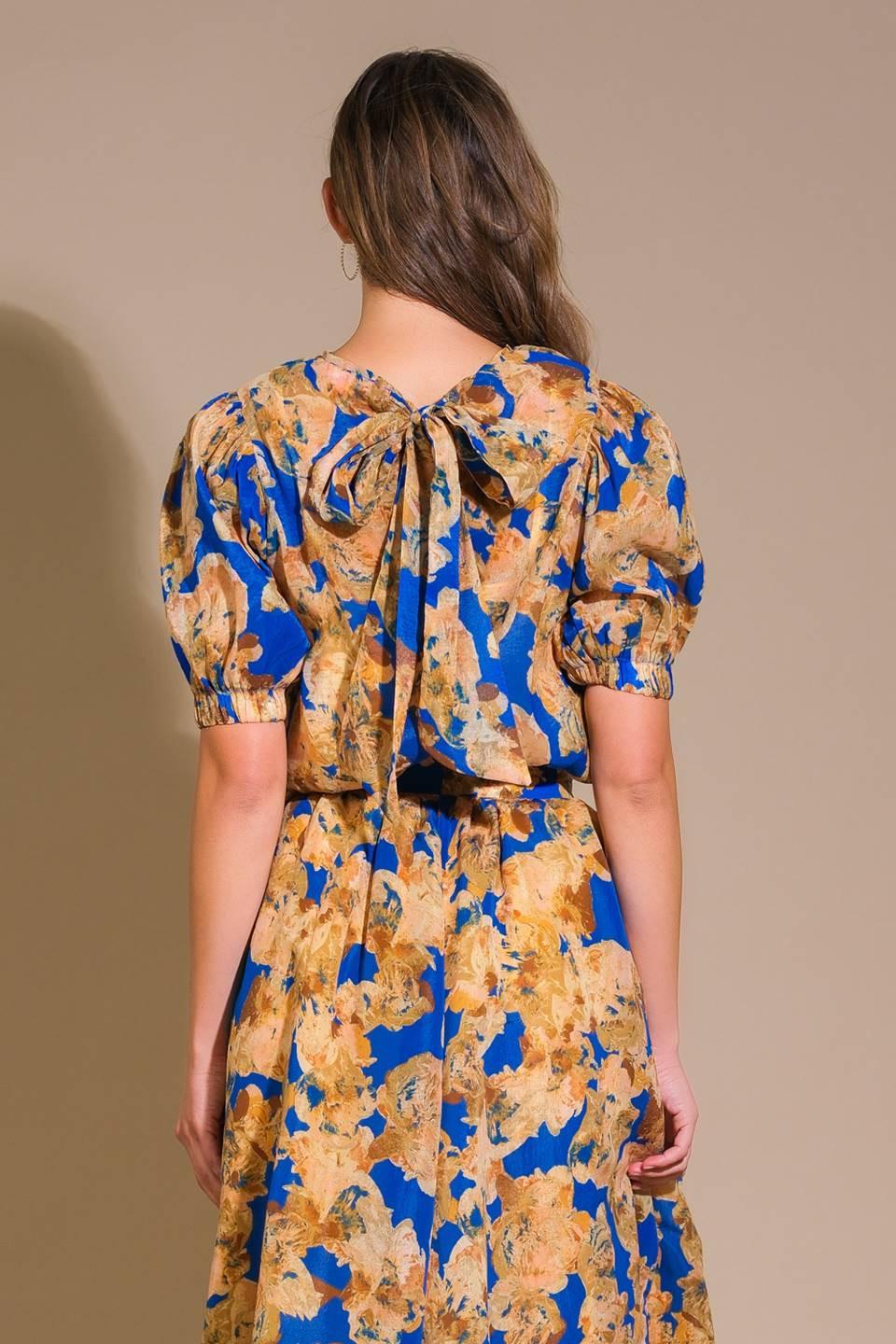 SWEETEST HARMONIES WOVEN TOP.