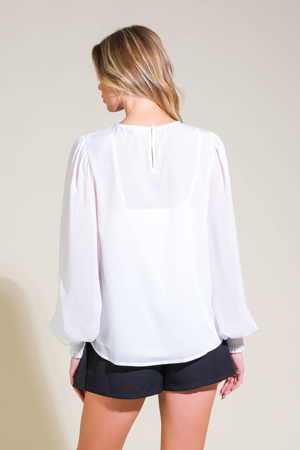 WEEKEND WANDERER WOVEN TOP