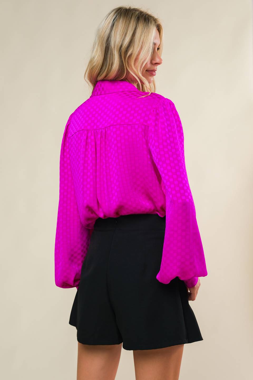 THINK OF ME WOVEN TOP