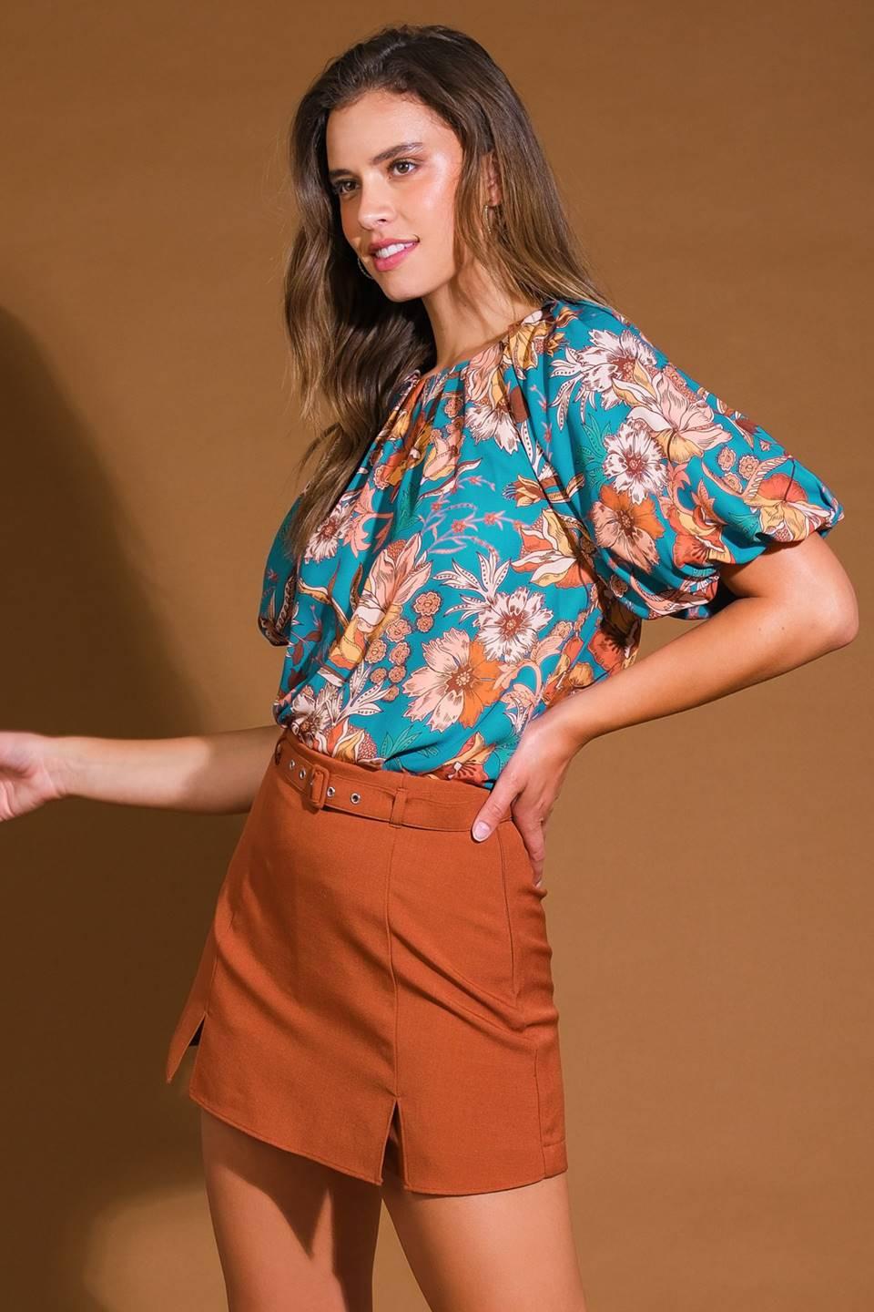 YORK HEIGHTS WOVEN TOP.
