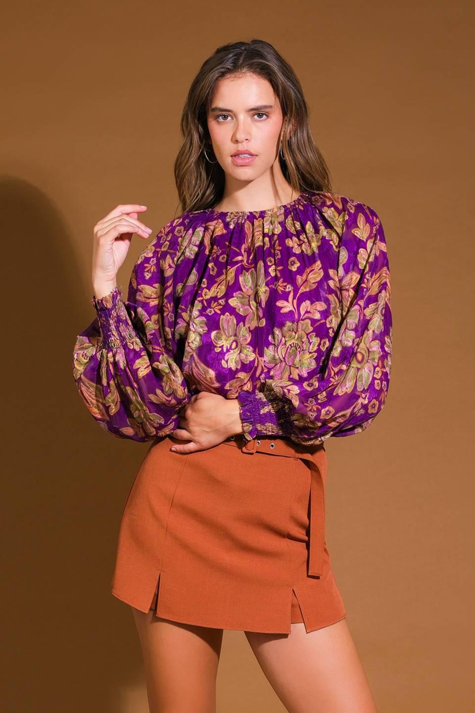 NEW RIVER WOVEN TOP.
