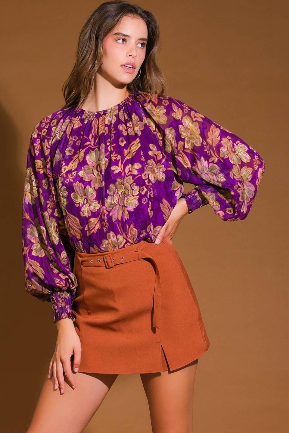 NEW RIVER WOVEN TOP.