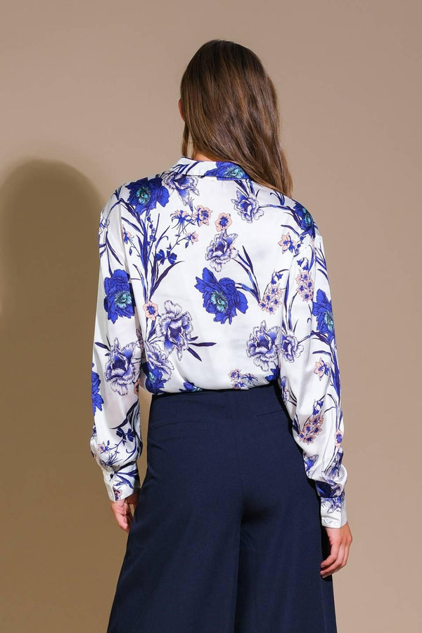 CAPE CARTERET WOVEN TOP.