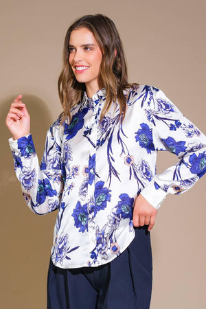 CAPE CARTERET WOVEN TOP.