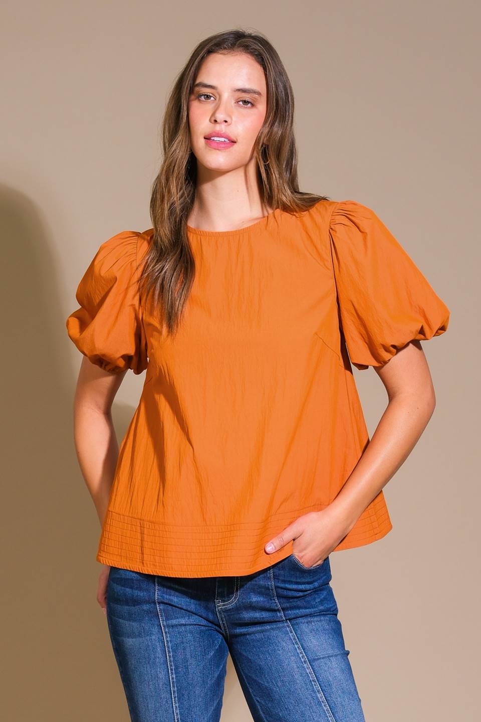 CAROLINA FOREST WOVEN TOP