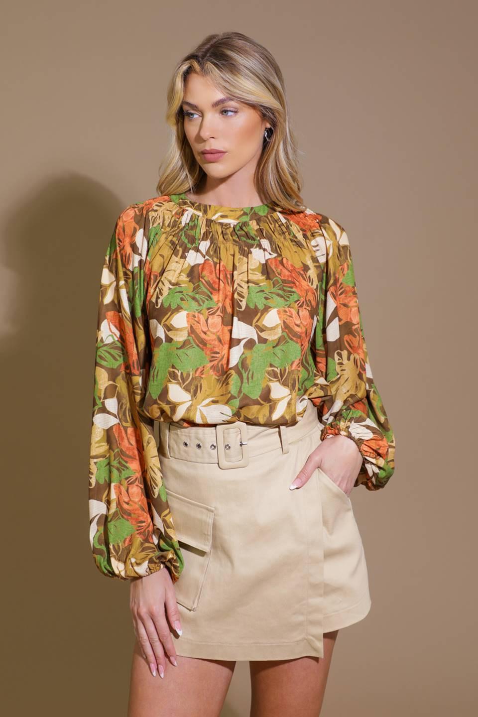 CALL IT LOVE WOVEN TOP.