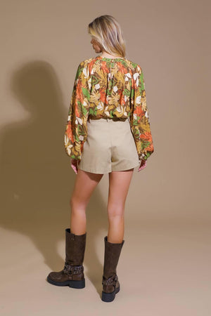 CALL IT LOVE WOVEN TOP.