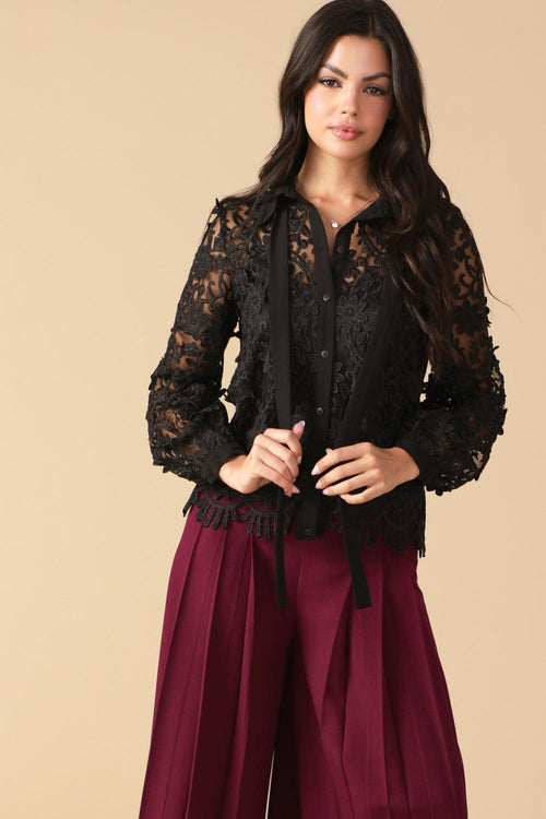 CALL IT FATE LACE TOP.