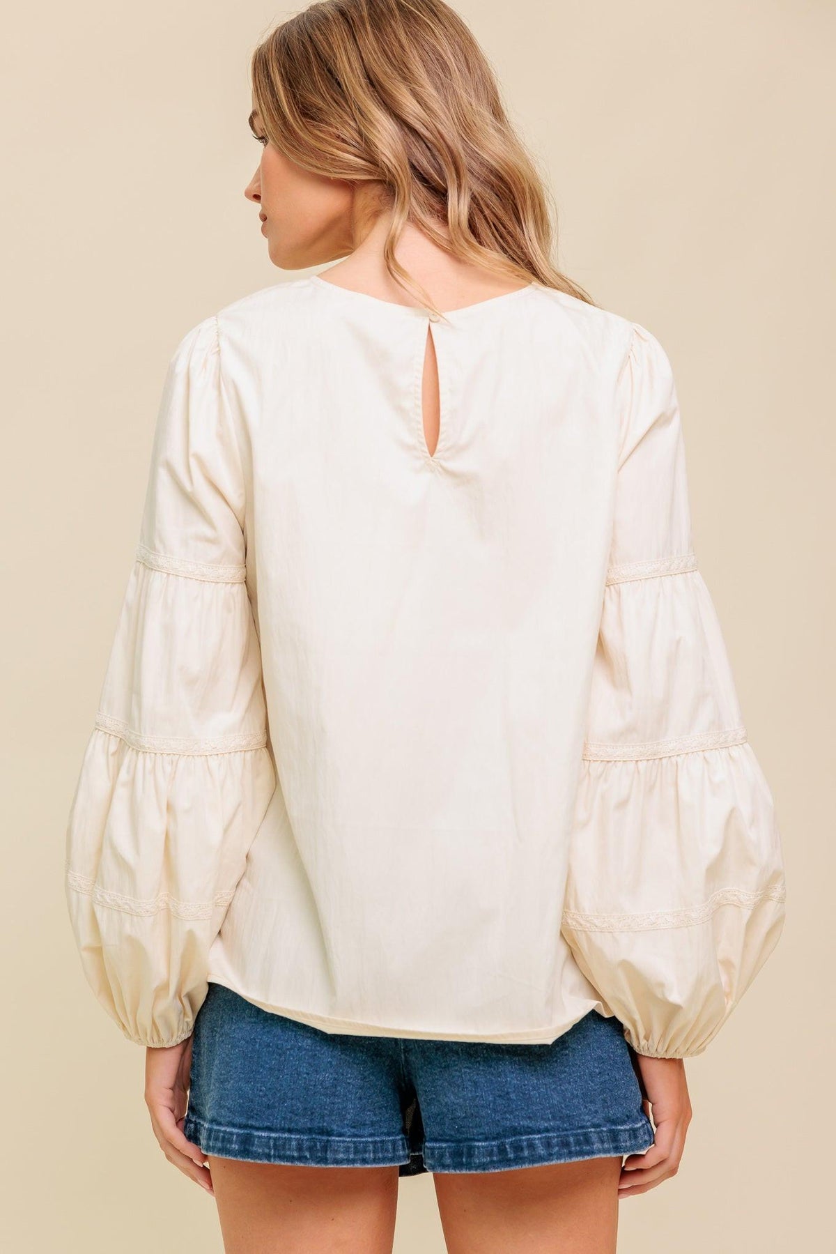 WAVERLY MILLS WOVEN TOP.