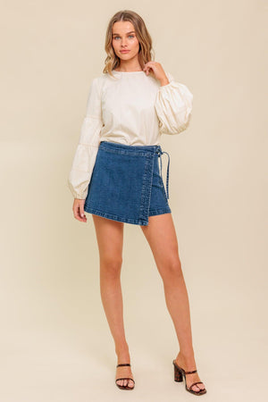WAVERLY MILLS WOVEN TOP.