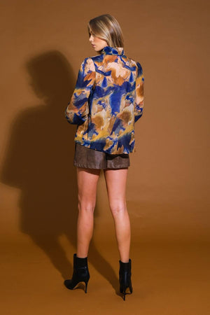 ALWAYS CELEBRATING WOVEN TOP.