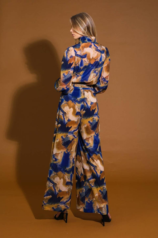 ALWAYS CELEBRATING WOVEN TOP.