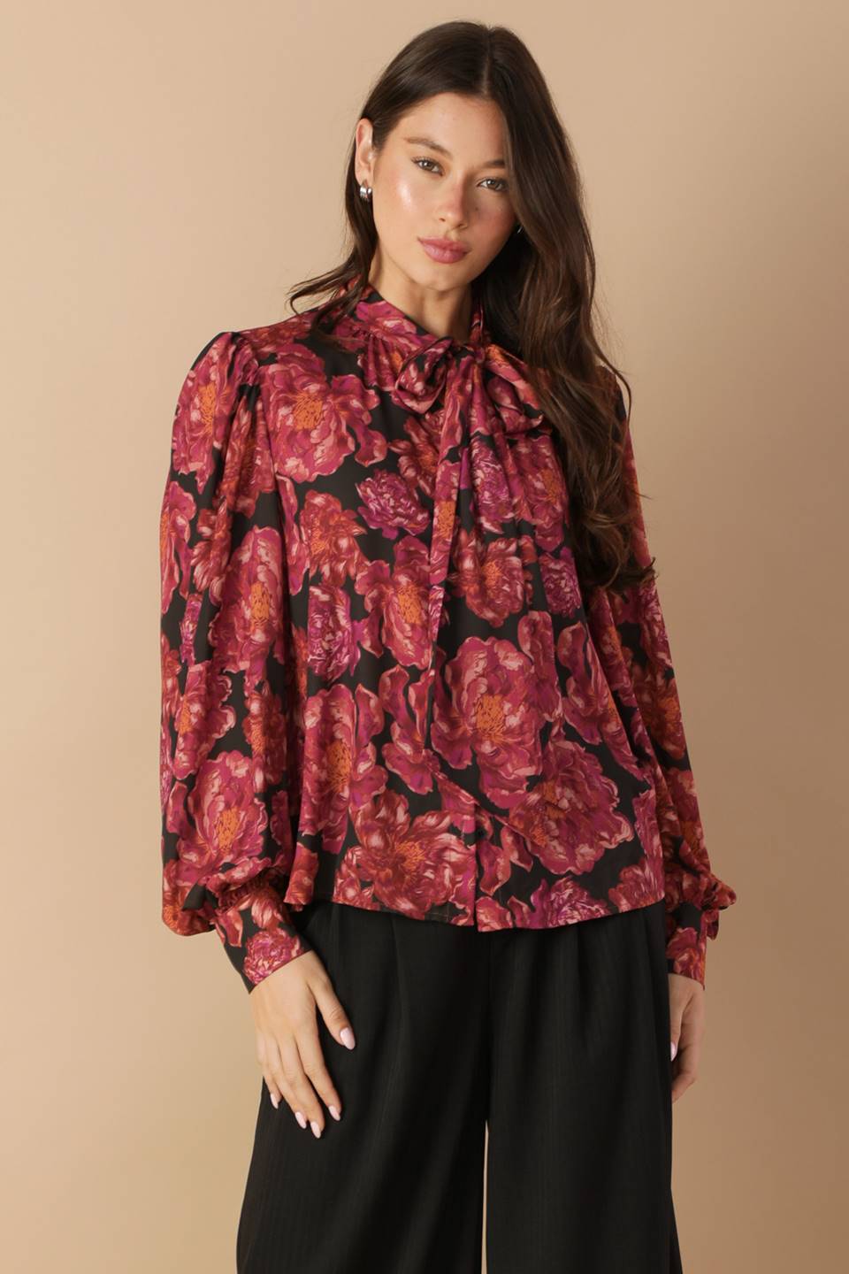 BEAUTIFUL EVENINGS WOVEN BLOUSE