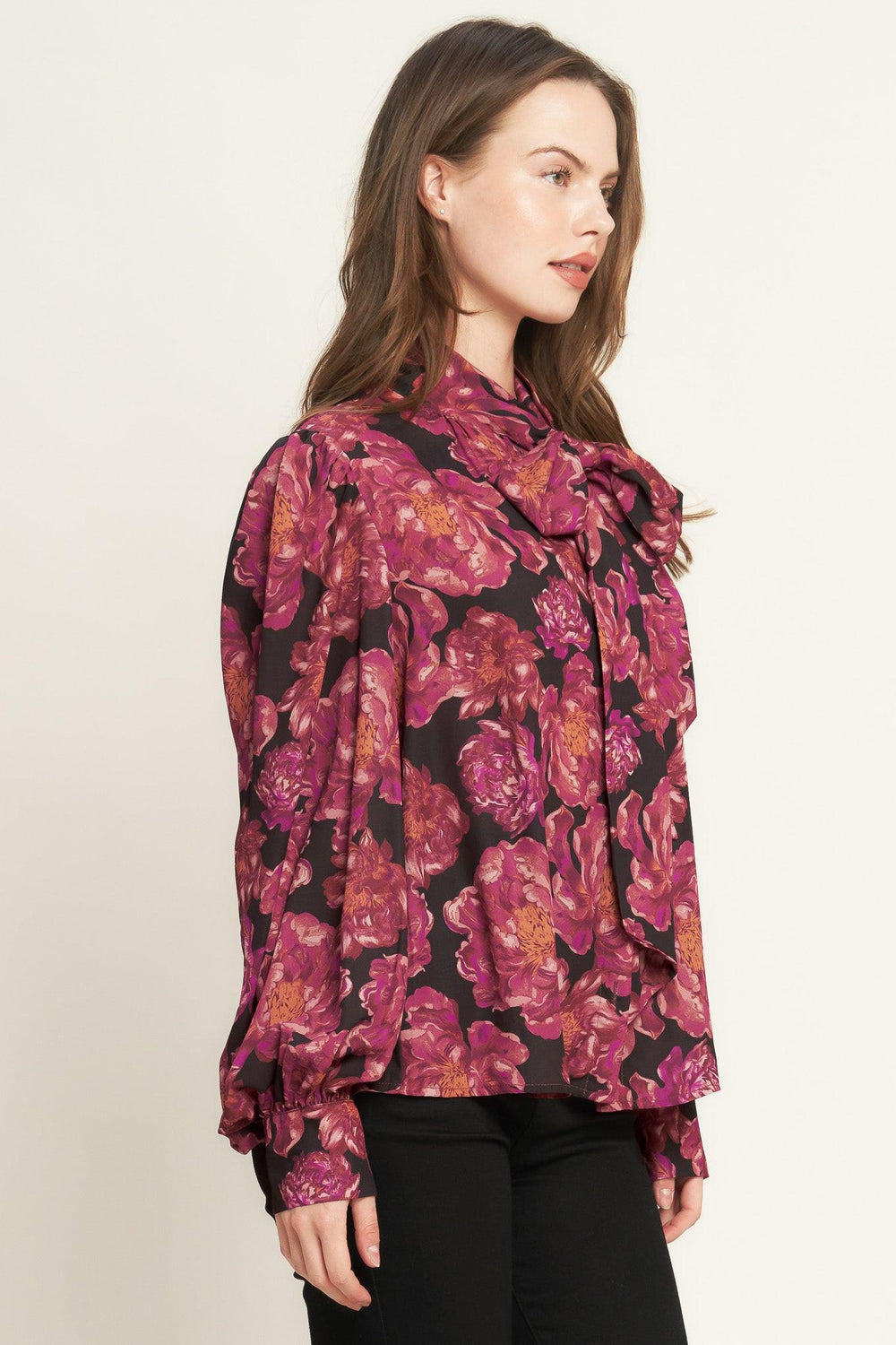 BEAUTIFUL EVENINGS WOVEN BLOUSE - FLYING TOMATO