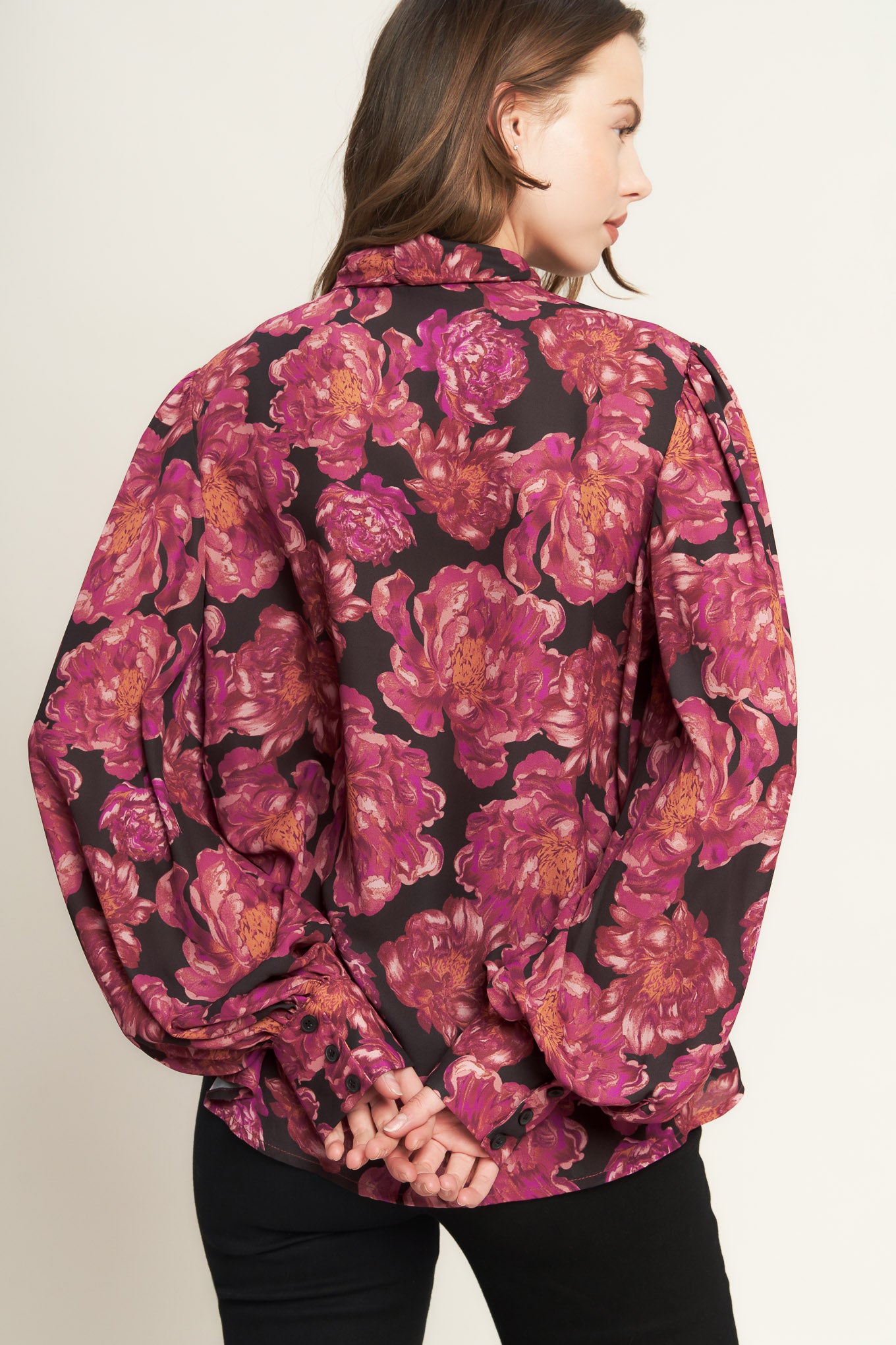 BEAUTIFUL EVENINGS WOVEN BLOUSE - FLYING TOMATO