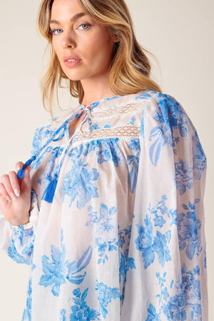 LAGOON DAYDREAMS WOVEN TOP.