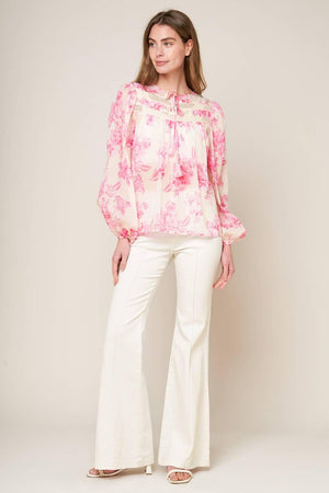 LAGOON DAYDREAMS WOVEN TOP.