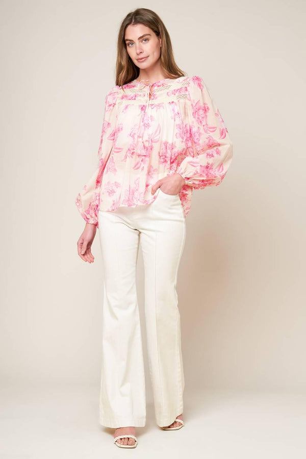 LAGOON DAYDREAMS WOVEN TOP.