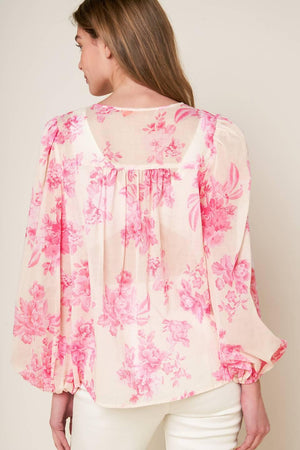 LAGOON DAYDREAMS WOVEN TOP.