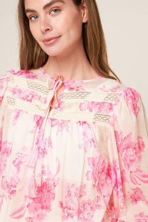 LAGOON DAYDREAMS WOVEN TOP.