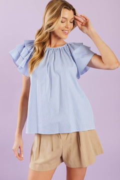 NEED YOU MORE WOVEN TOP.
