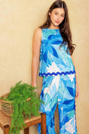 DAYS GO BY WOVEN TOP.