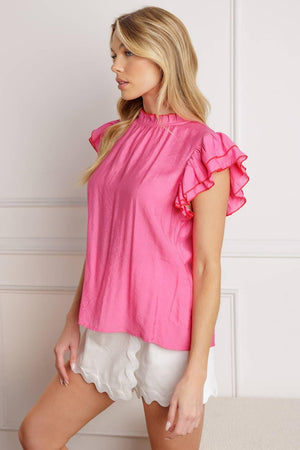 PUSH THE LIMIT WOVEN TOP - Flying Tomato - TOPS - Flying Tomato