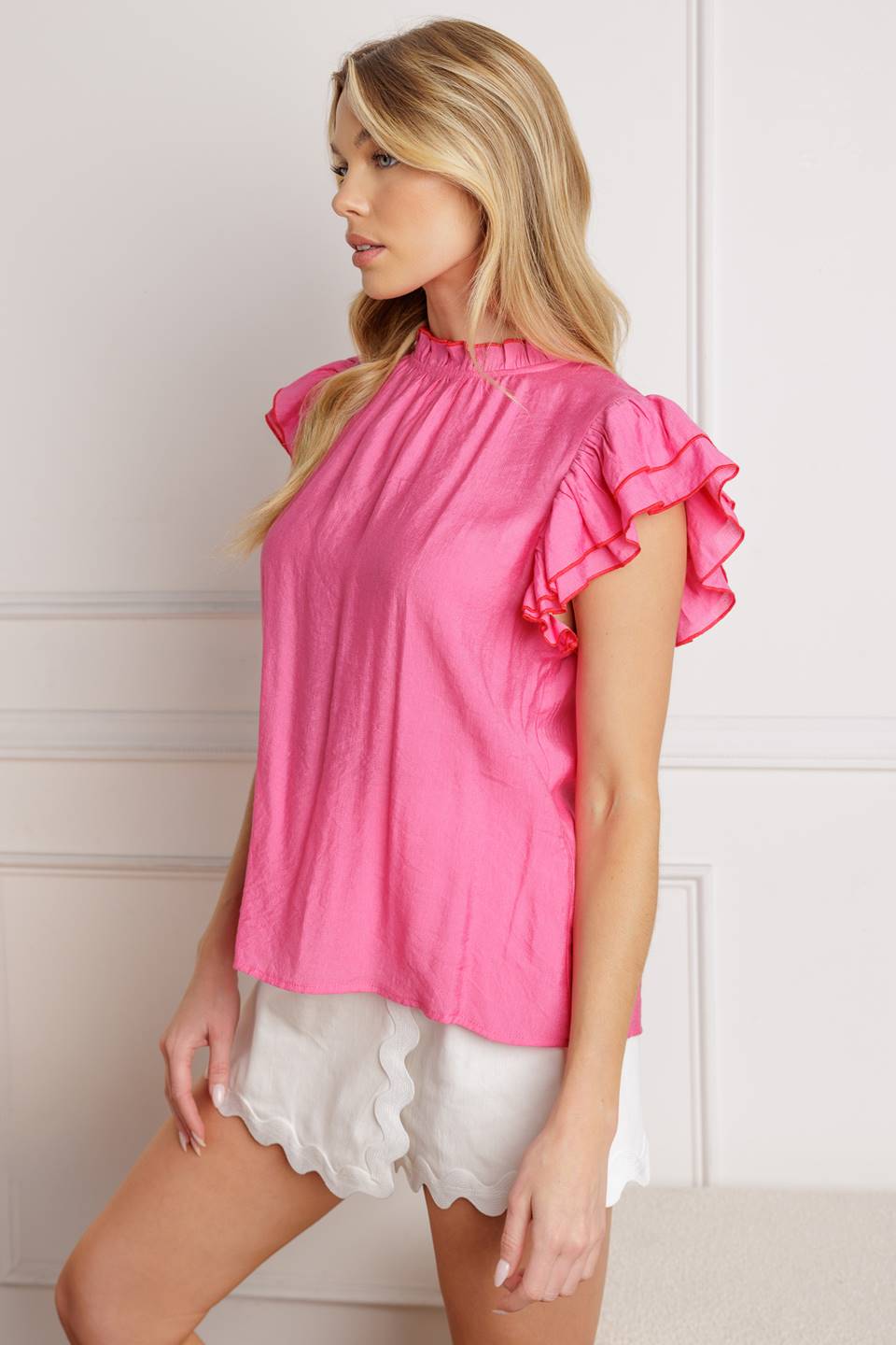 PUSH THE LIMIT WOVEN TOP