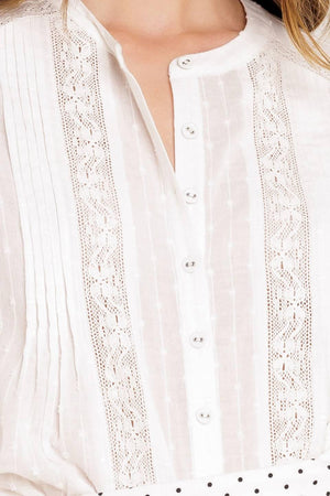 SALT BREEZE WOVEN TOP.
