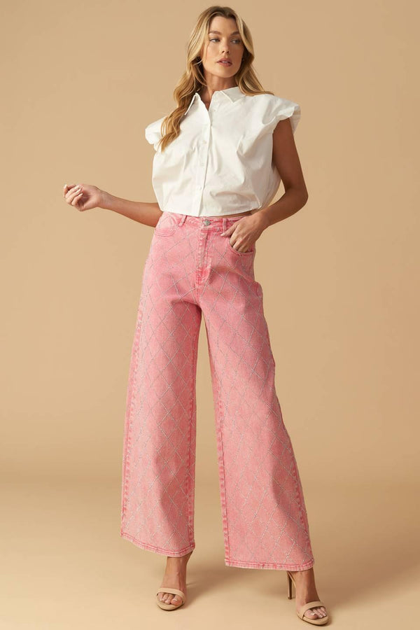 CREATING MEMORIES WOVEN CROP TOP.