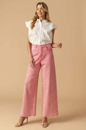 CREATING MEMORIES WOVEN CROP TOP.