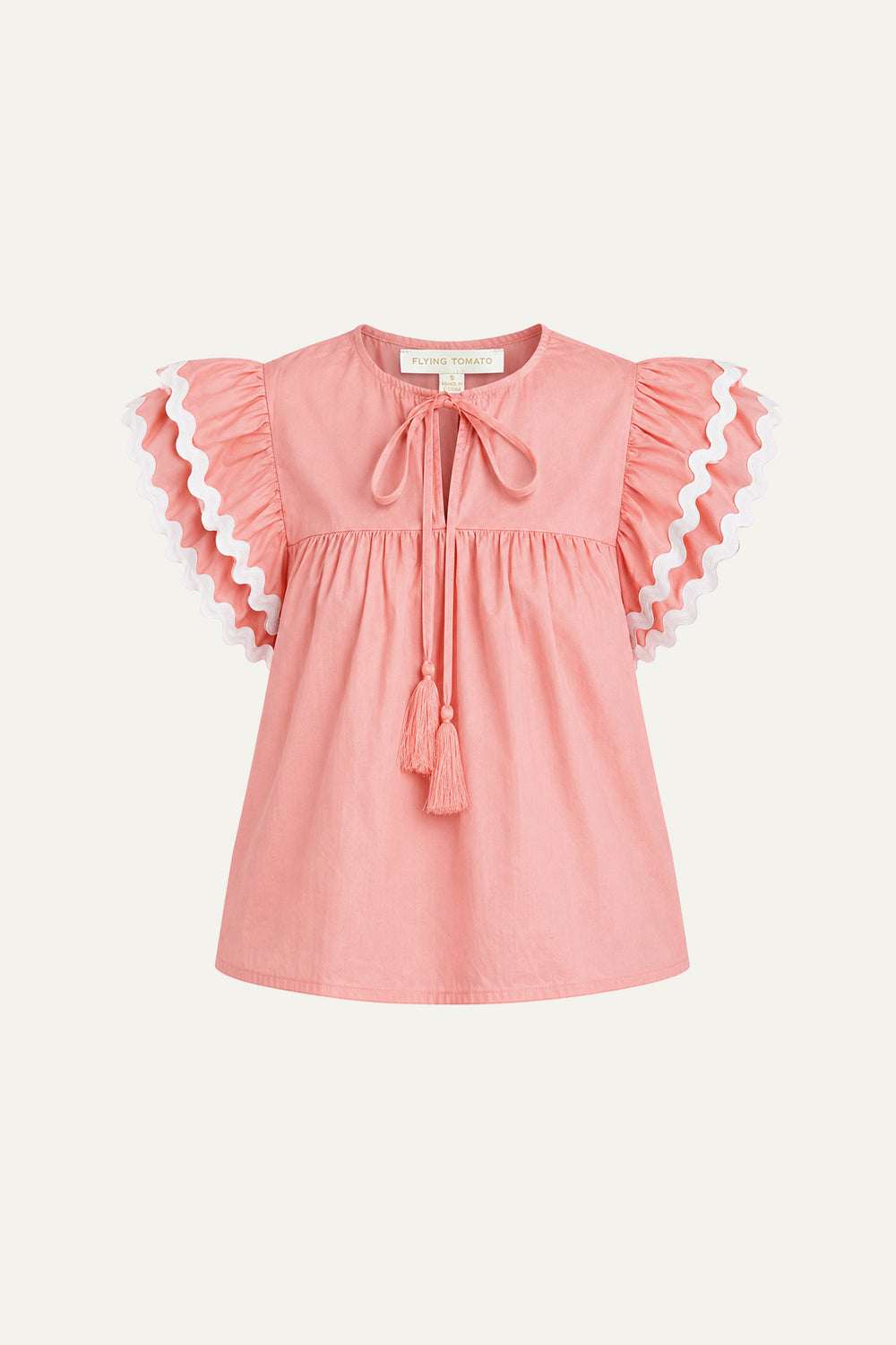 FEEL THE RUSH WOVEN TOP