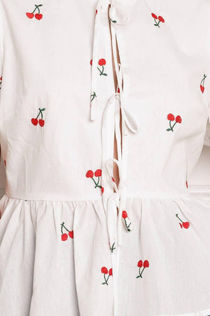 CLOSER THAN EVER WOVEN TOP.