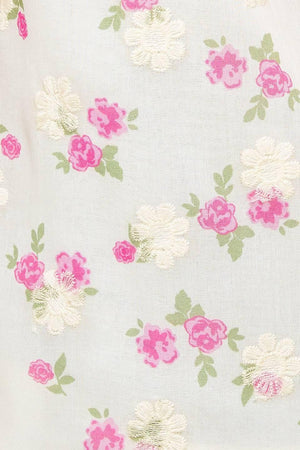 I'LL THINK ABOUT CREAM WOVEN TOP.
