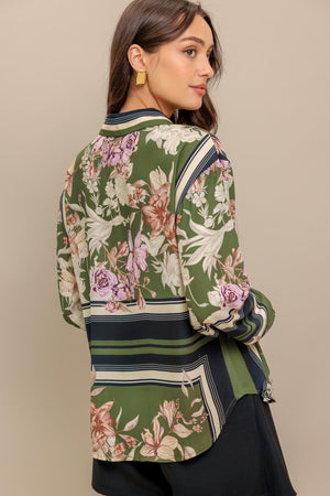 GARDEN CLUB  WOVEN TOP.