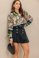 GARDEN CLUB  WOVEN TOP.
