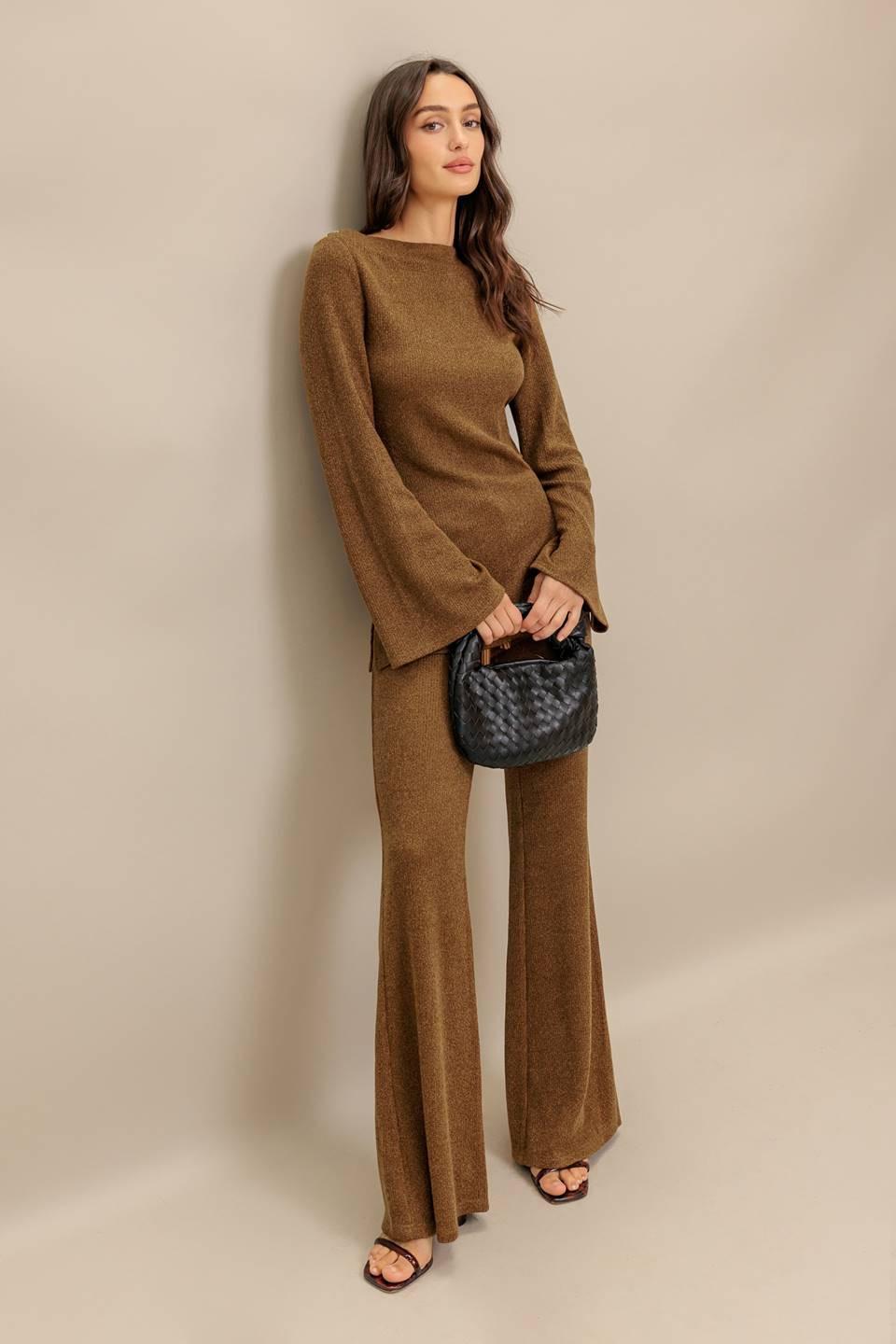 FLARE TOUCH SOLID TUNIC TOP - Flying Tomato - TOPS - Flying Tomato