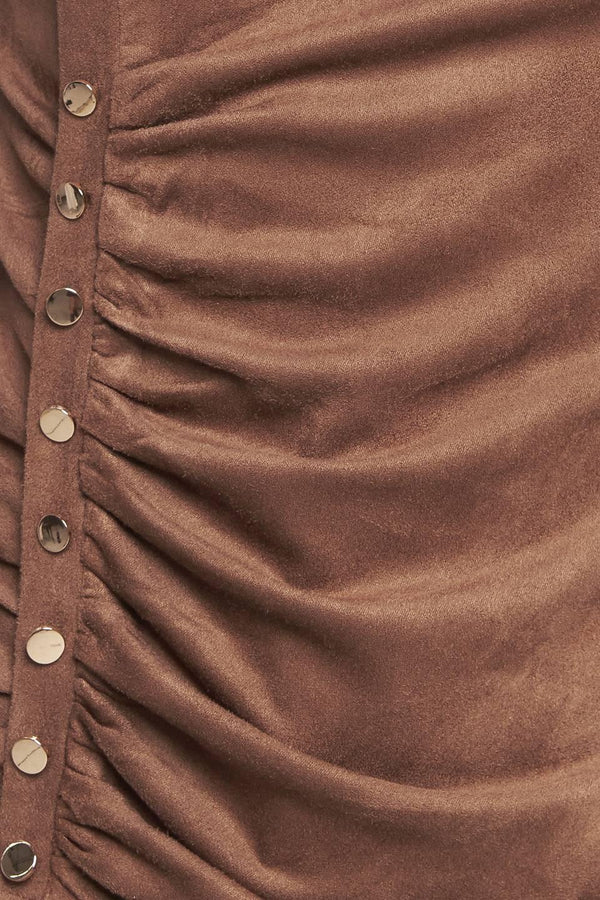 MY EVERYDAY BEST FAUX SUEDE TOP.