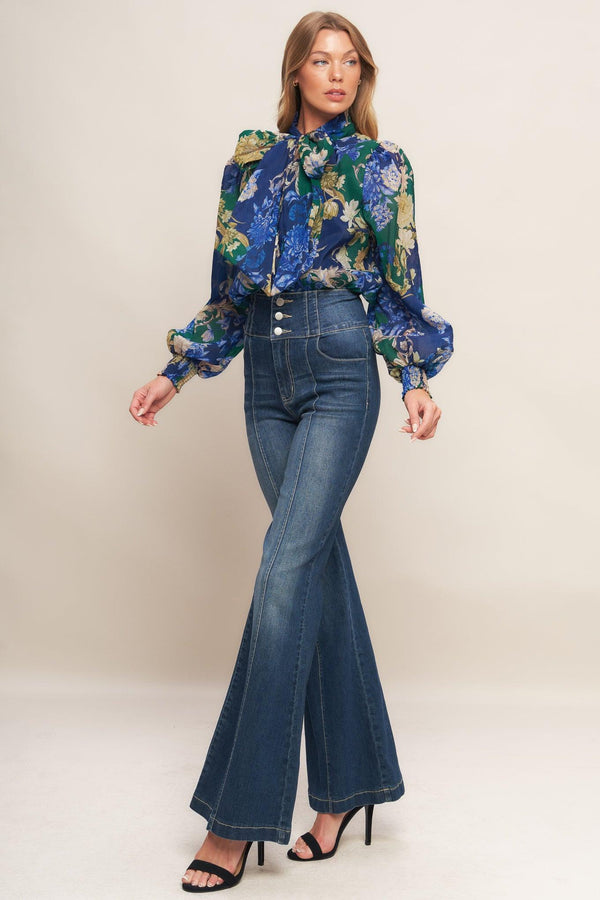 ROYAL TAPESTRY WOVEN TOP.