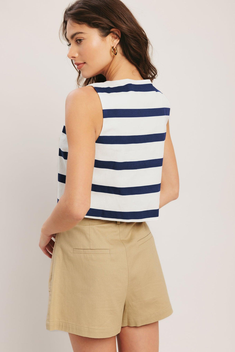 RIVIERA SAILOR WOVEN VEST.