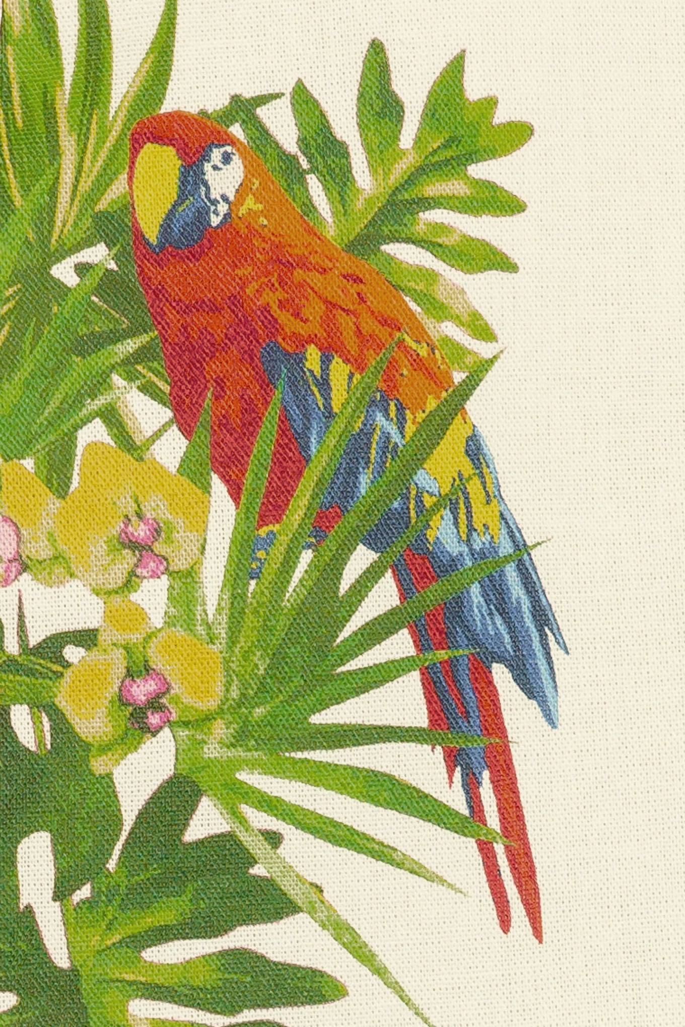 A printed woven crop top featuring round neckline, short sleeve, scallop edge and back neck button closure. Matching skirt IK7753T

Details:

Self: 50% Cotton 20% Rayon 20% Polyester 10% Linen

Lining: 100% Polyester

Size & Fit

-Model is 5`8" And Wearing Size Small
-Measurements Taken From Size Small
-Approx. Length: 17"