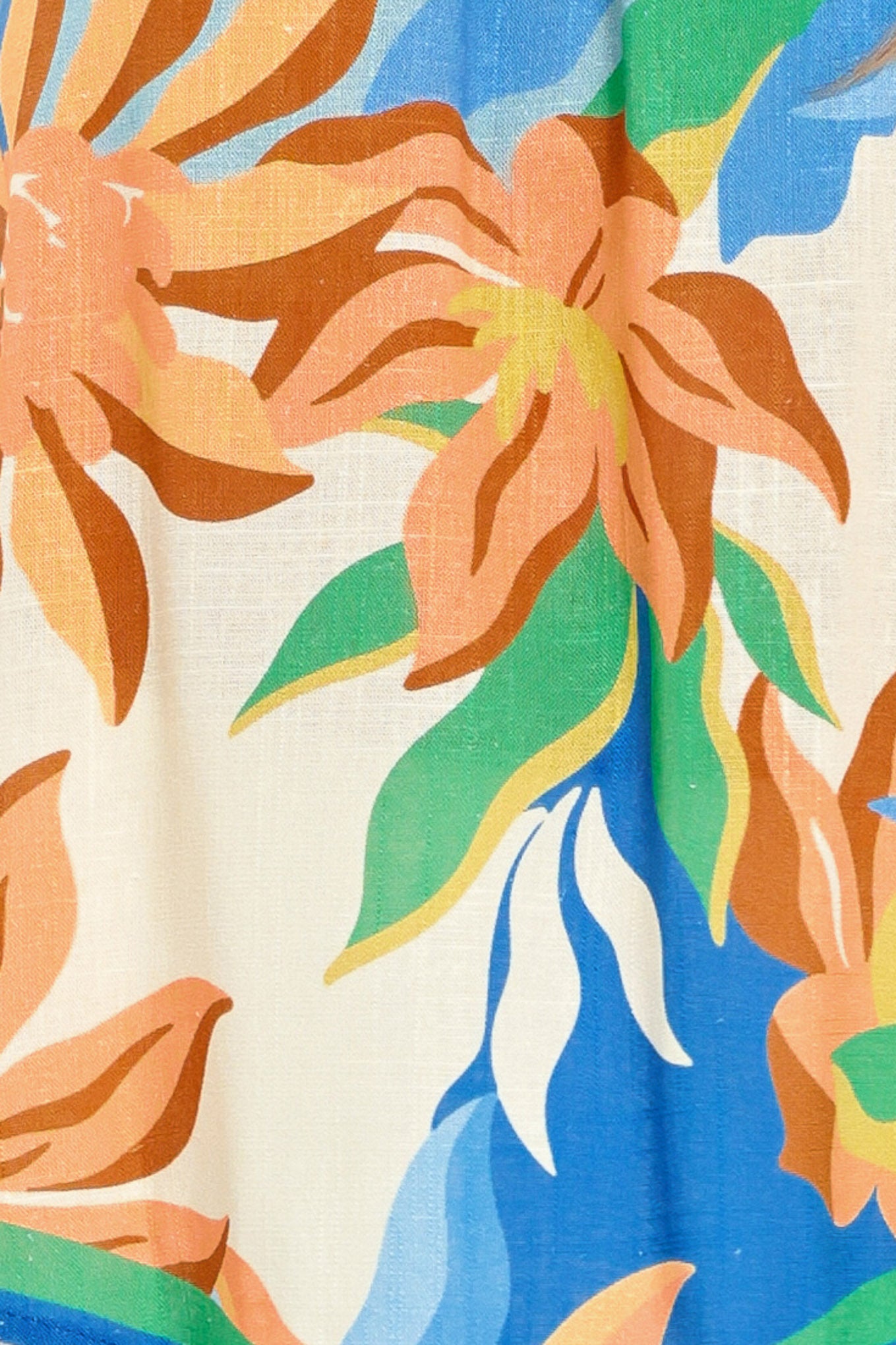 Close up of woven scarf top | Flying Tomato