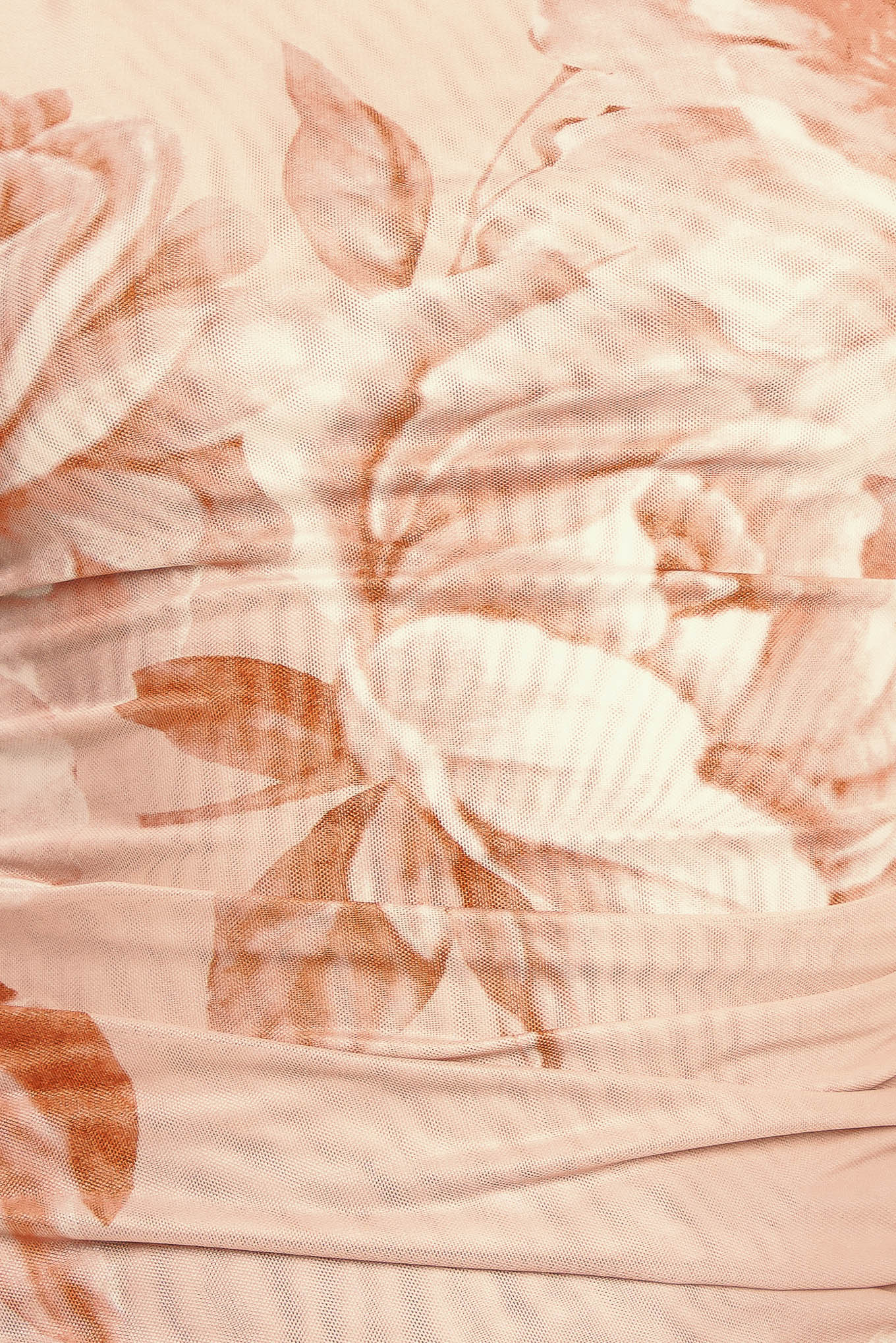 A printed power mesh top

Details:

Self: 95% Polyester 5% Spandex

Size & Fit

- Model is 5`8" And Wearing Size Small
- Measurements Taken From Size Small
- Approx. Length: 24"