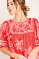 BREEZE STORY WOVEN TOP.