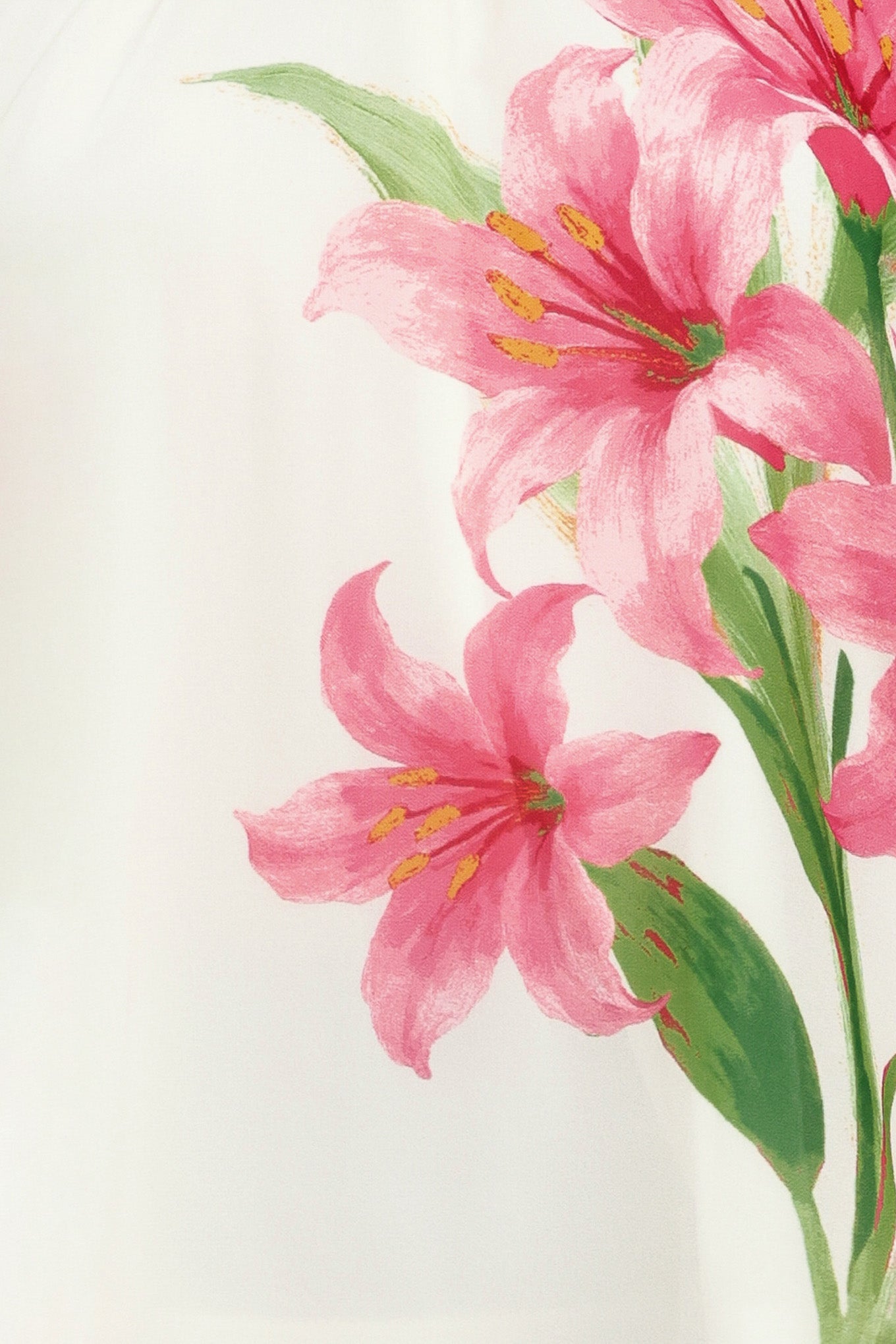 Close up of floral halter top | Flying Tomato