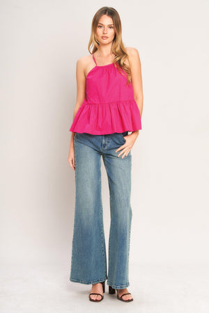 SWEET SUMMER WOVEN TOP.