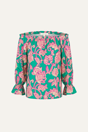 MEANT TO SHINE POPLIN TOP