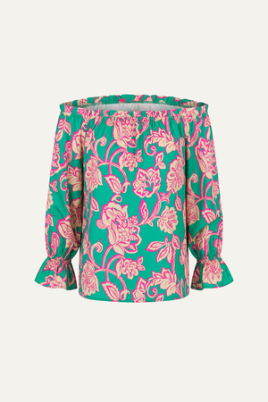 MEANT TO SHINE POPLIN TOP