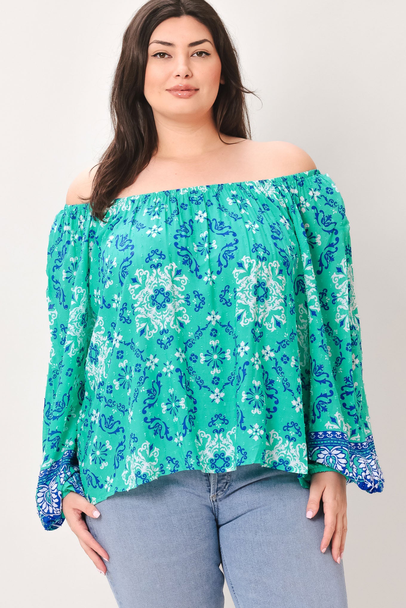 SEND MY LOVE WOVEN TOP.