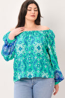 SEND MY LOVE WOVEN TOP.